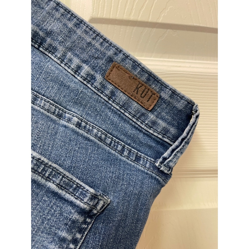 Kut from the Kloth Jeans Womens 16 Blue Stretch Straight Leg Denim - Picture 17 of 17